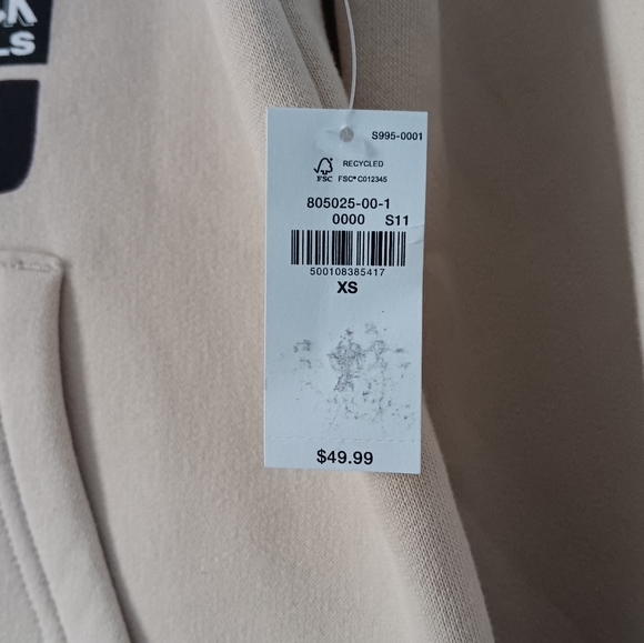 NWT $49.99 Rock The Bells L.L Cool j Unisex Pullover Hoodie With Tags Size XS - Picture 3 of 6